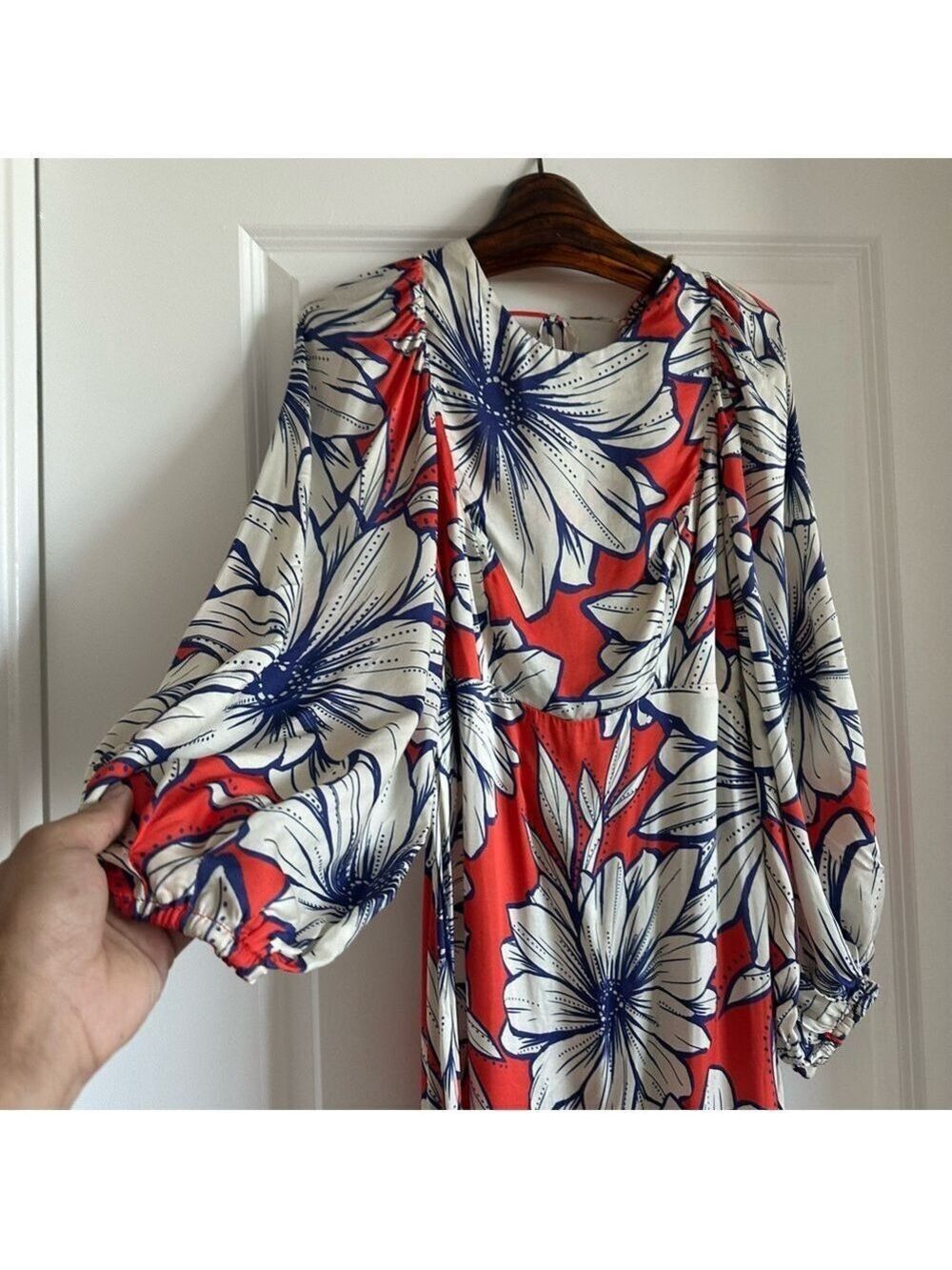 Farm Rio Flowered Midi Dress - Picture 2 of 4